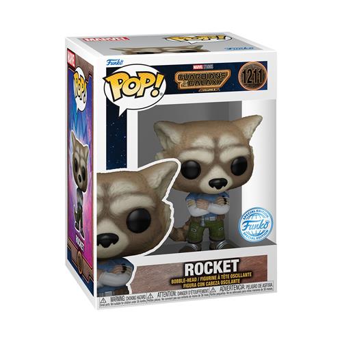 MARVEL: GUARDIANS OF THE GALAXY VOL.3 - POP FUNKO VINYL FIGURE 1211 ROCKET 9CM