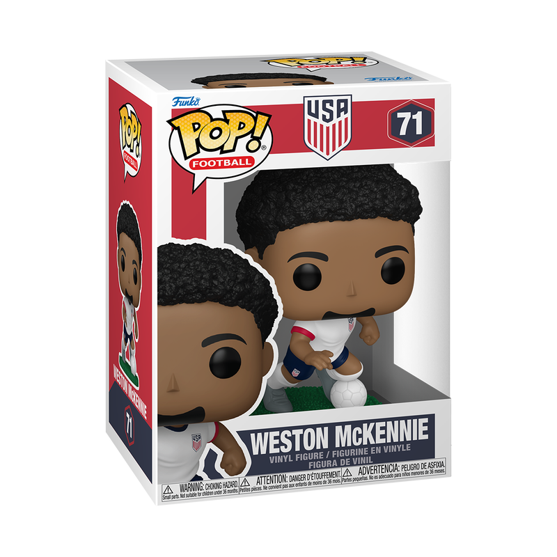 WORLD CUP 2026 - USA - POP FUNKO VINYL FIGURE 71 WESTON MCKENNIE 9CM
