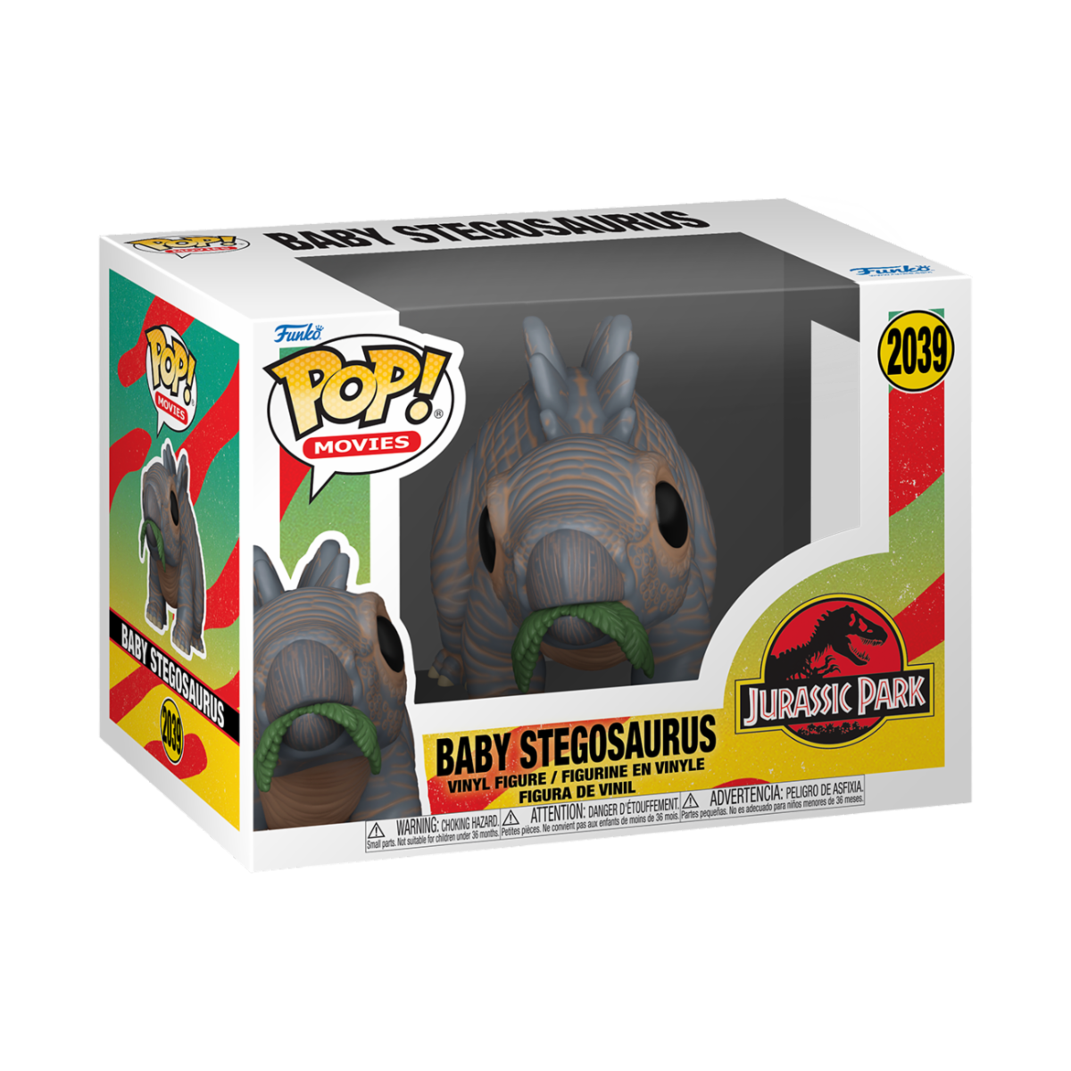JURASSIC PARK S3 - POP FUNKO VINYL FIGURE 2039 BABY STEGOSAURUS 9CM