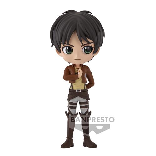 19659 - ATTACK ON TITAN - Q POSKET - EREN YEAGER (NORMAL COLOR VER.) - STATUA 14CM