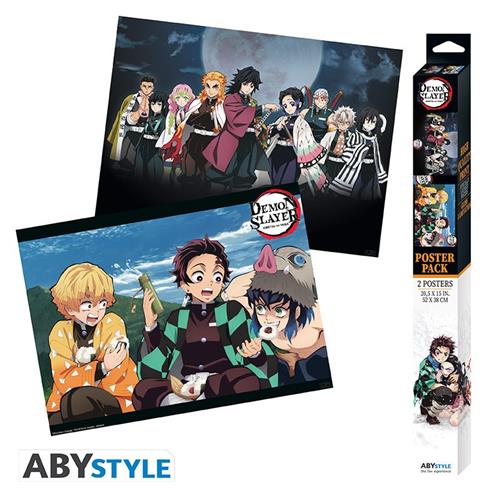 ABYDCO847 - DEMON SLAYER - SERIES 2 - SET 2 CHIBI POSTER (52X38)