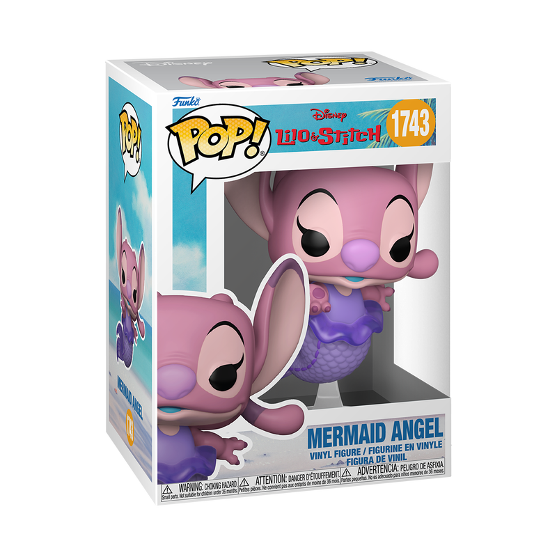 LILO & STITCH S5 - POP FUNKO VINYL FIGURE 1743 MERMAID ANGEL 9CM