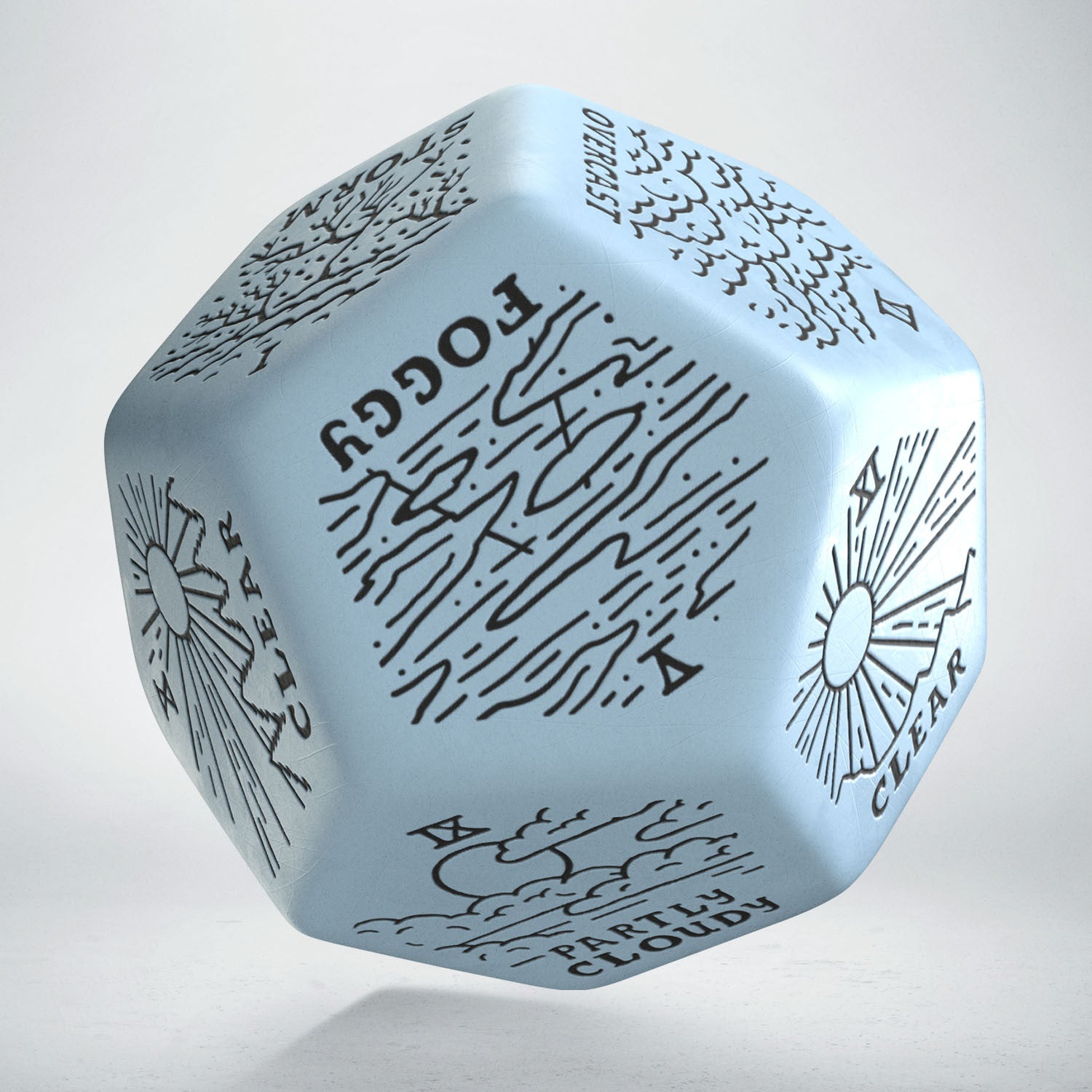 12VWTG02 - WEATHER GENERATOR DIE: BLUE&BLACK