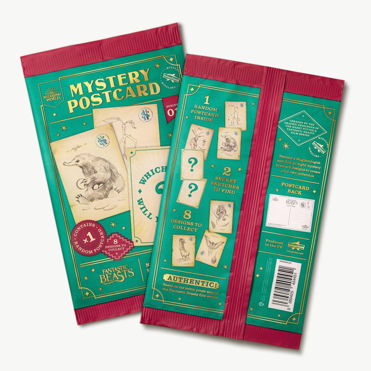 WWMPC01 - SERIES 01: NEWT SCAMANDER'S FIELD JOURNAL - POSTCARD