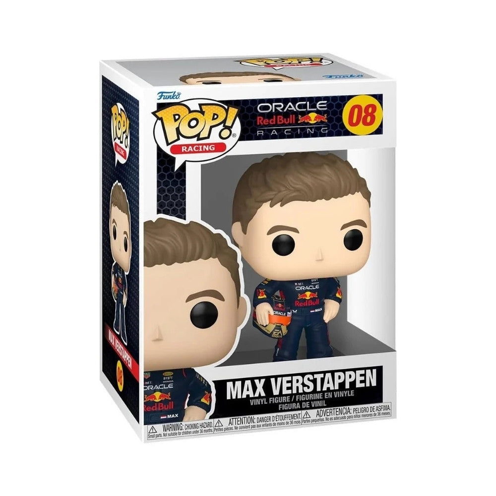 RACING: RED BULL - POP FUNKO VINYL FIGURE 08 VERSTAPPEN (WITH HELM) 9CM