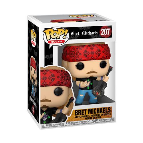 ROCKS - POP FUNKO VINYL FIGURE 207 BRET MICHAELS 9CM - REGULAR