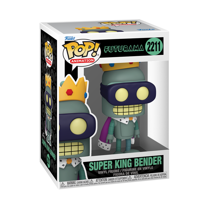 FUTURAMA S5 - POP FUNKO VINYL FIGURE 2211 SUPER KING BENDER 9CM