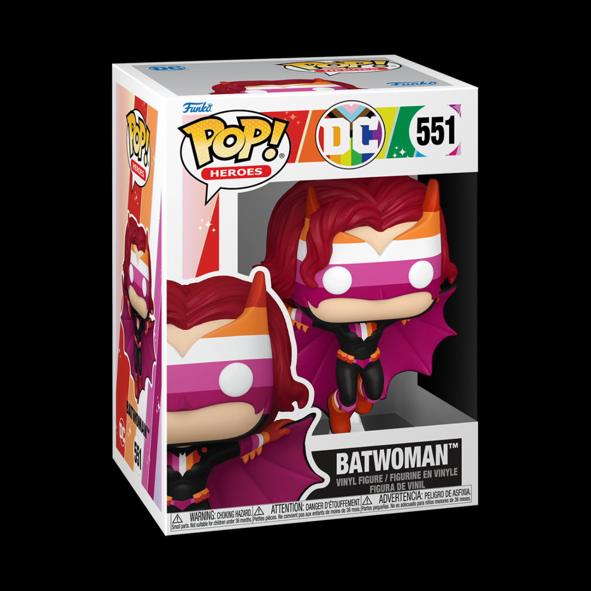DC COMICS: PRIDE 2025 - POP FUNKO VINYL FIGURE 551 BATWOMAN 9CM