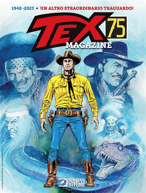 TEX MAGAZINE SPECIALE 75ESIMO ANNIVERSARIO - LA VALLE DELL'OMBRA