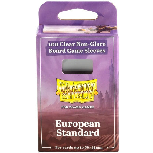 AT-60204 - 100 BUSTINE PER GIOCHI DA TAVOLO - DS BGS STANDARD EUROPEAN - 52X92