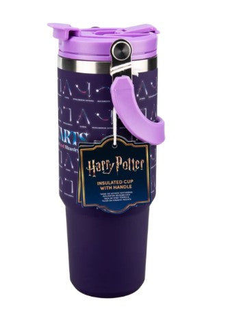 PP15887HP - HARRY POTTER - HOGWARTS SPELLS 900ML INSULATED CUP WITH TOP HANDLE