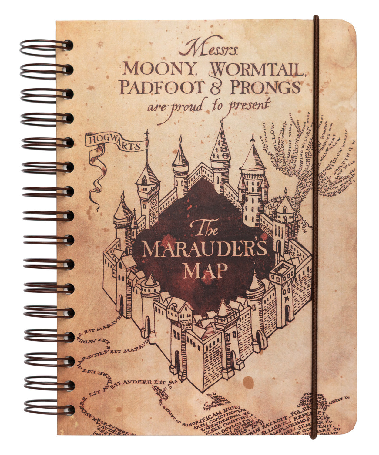 CTFBA50034 - HARRY POTTER - QUADERNO COPERTINA RIGIDA A5 - MAPPA DEL MALANDRINO