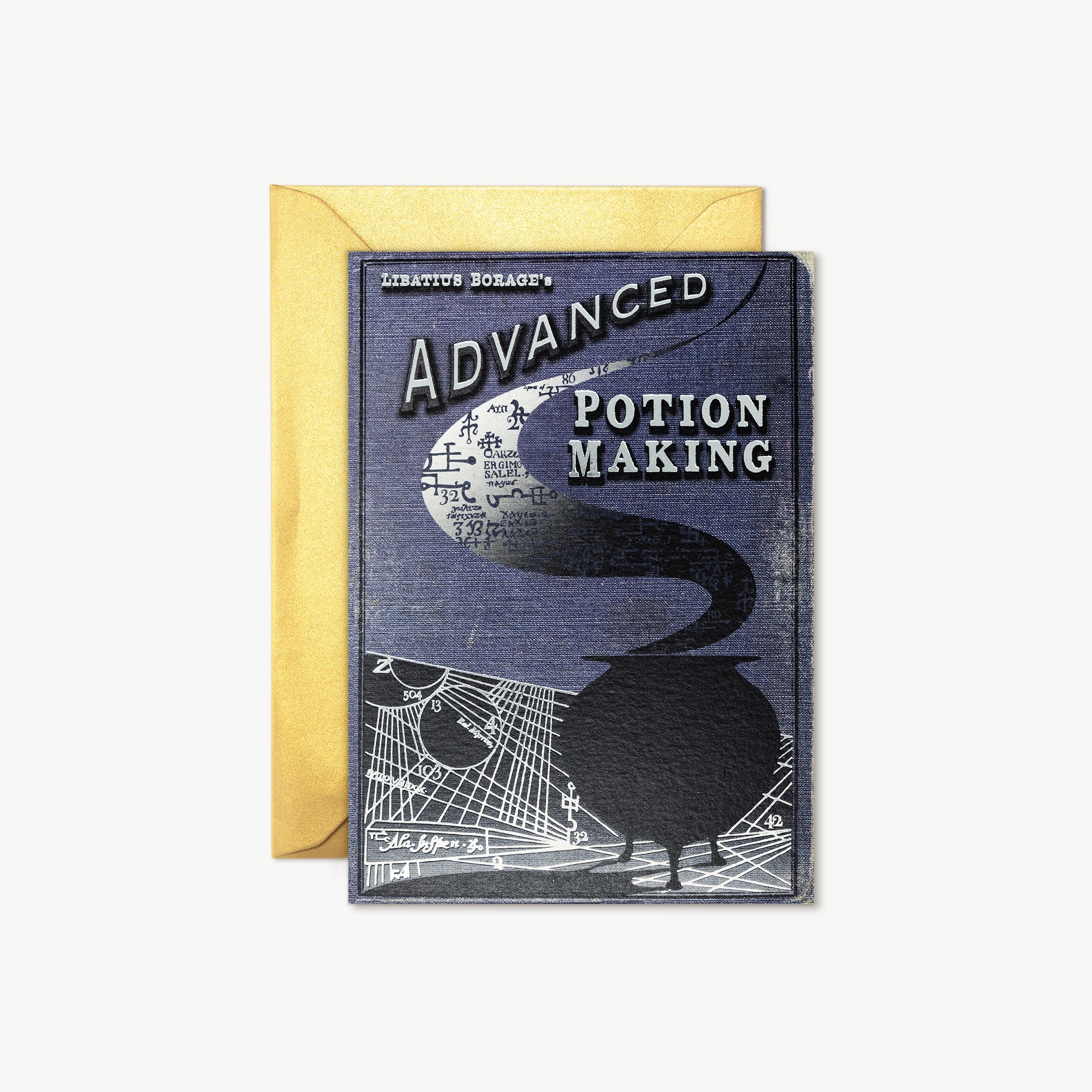 HPCARD20 - HARRY POTTER - WIZARDING BOOKS: 'ADVANCED POTION MAKING - EDITION II' - NOTECARD