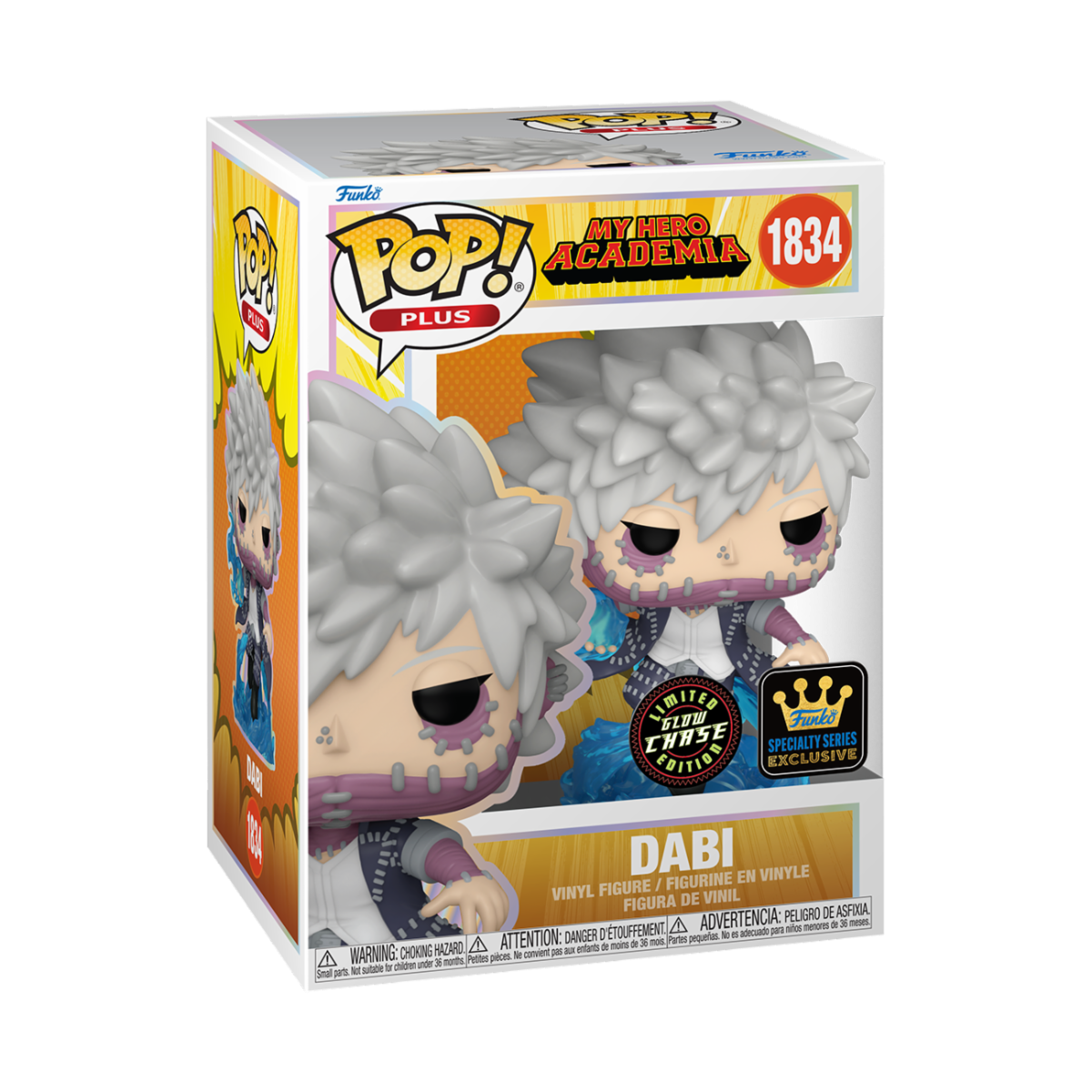 MY HERO ACADEMIA - POP FUNKO VINYL FIGURE 1834 DABI CHASE 9CM