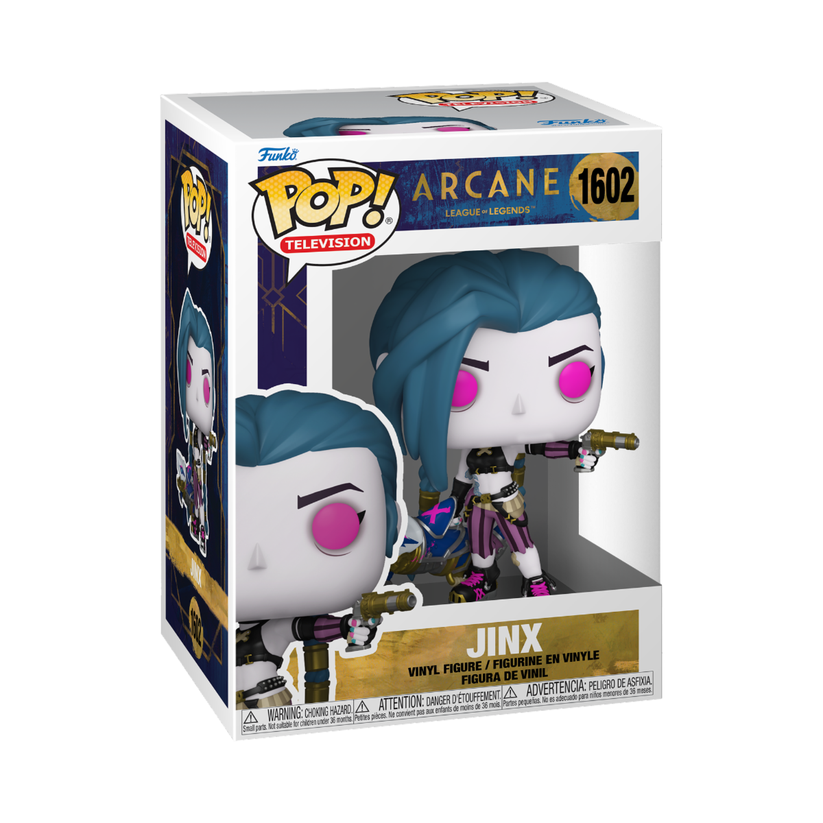 ARCANE: LEAGUE OF LEGENDS - POP FUNKO VINYL FIGURE 1602 JINX 9CM