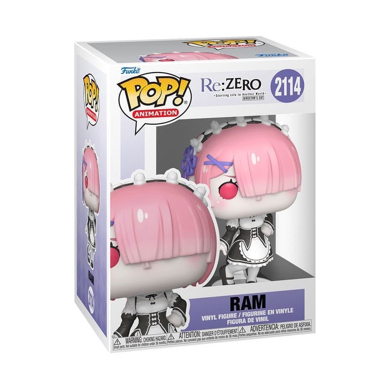 RE:ZERO - STARTING LIFE IN ANOTHER WORLD - POP FUNKO VINYL FIGURE 2114 RAM 9CM