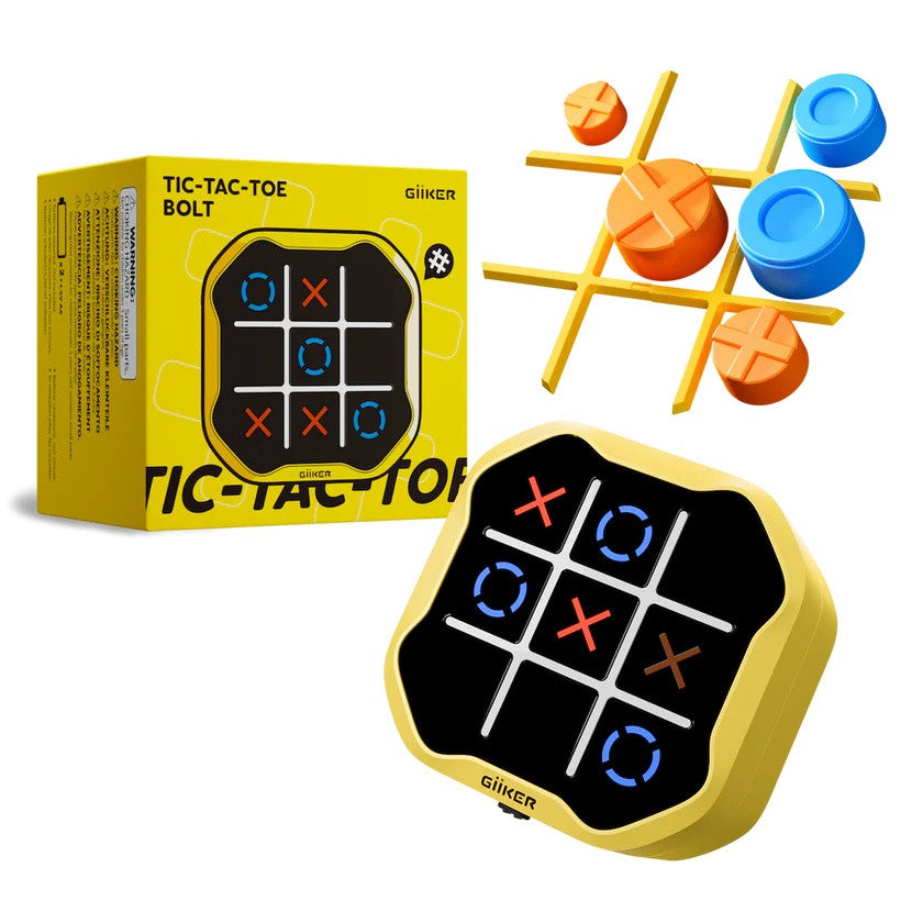 TIC-TAC-TOE BOLT - 3-IN-1 HANDHELD GAMES