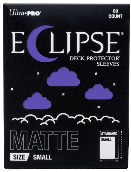 16696 - 60 ECLIPSE DECK PROTECTOR SLEEVES - SMALL - MATTE - ROYAL PURPLE