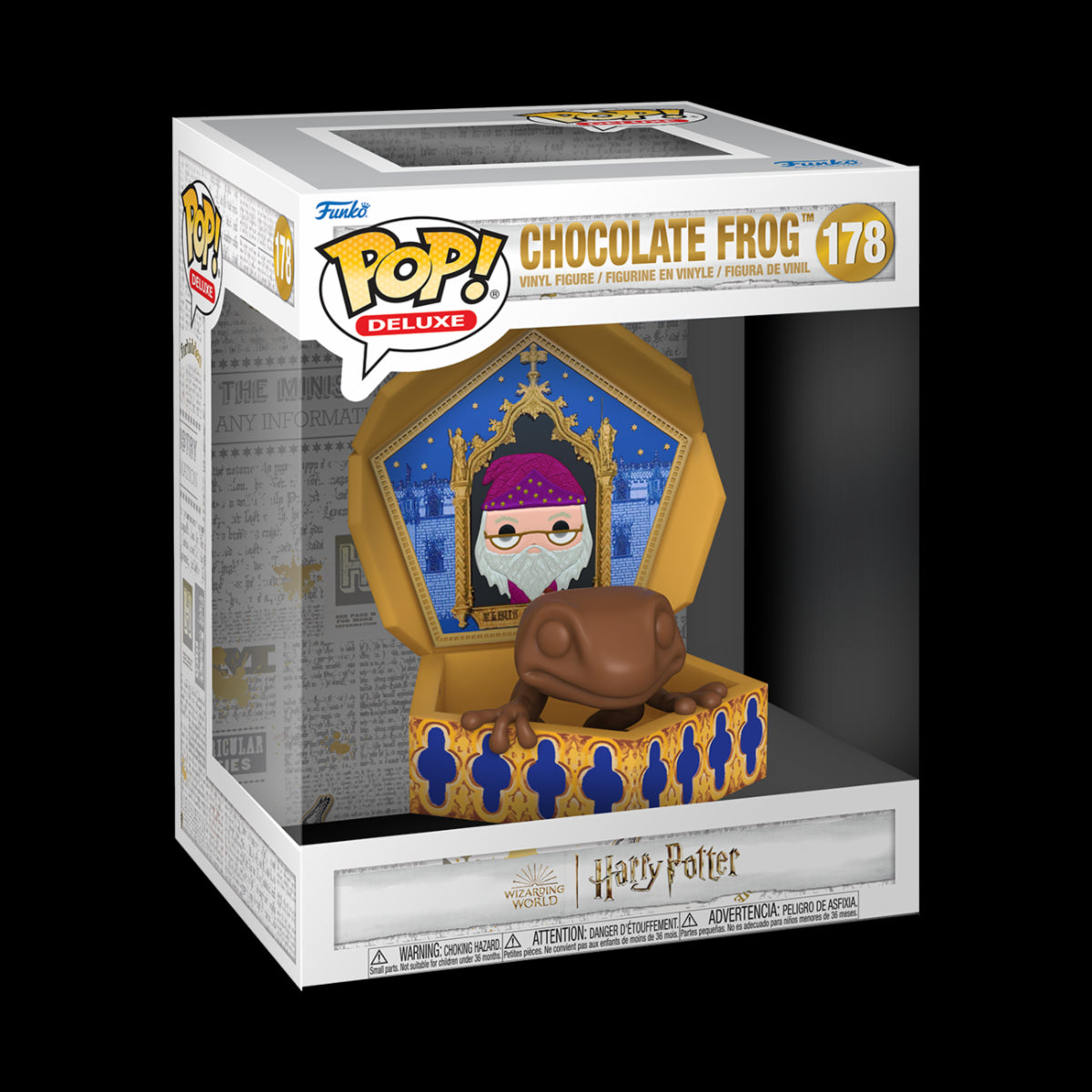 HARRY POTTER - POP FUNKO DELUXE VINYL FIGURE 178 CHOCOLATE FROG 15CM
