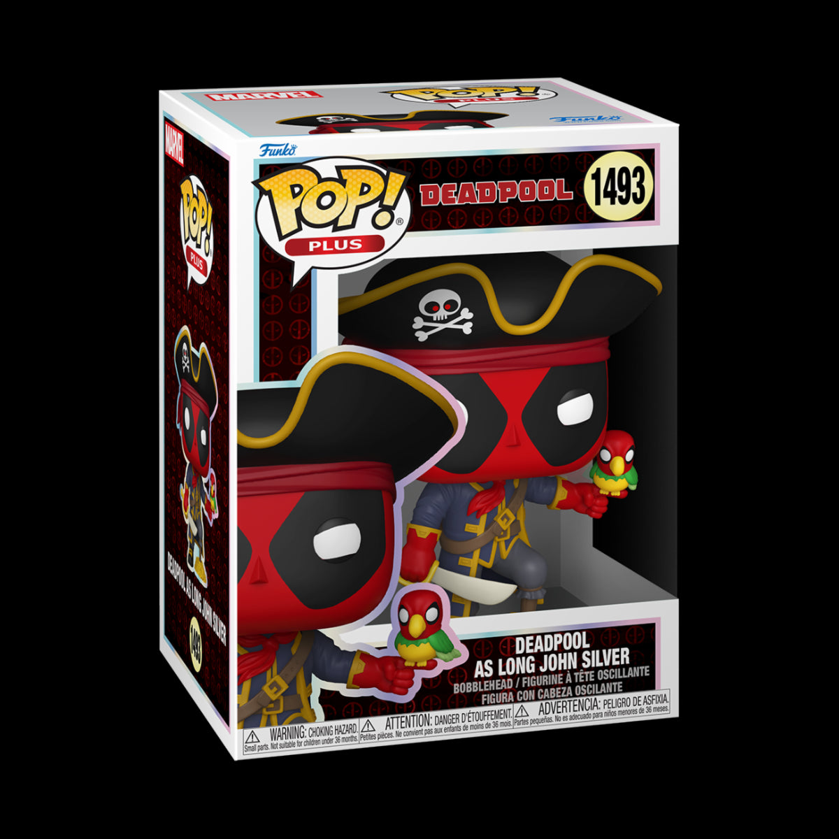 MARVEL: DEADPOOL - LITERARY CLASSICS - POP FUNKO PLUS VINYL FIGURE 1493 DEADPOOL LONG JOHN SILVER 9CM