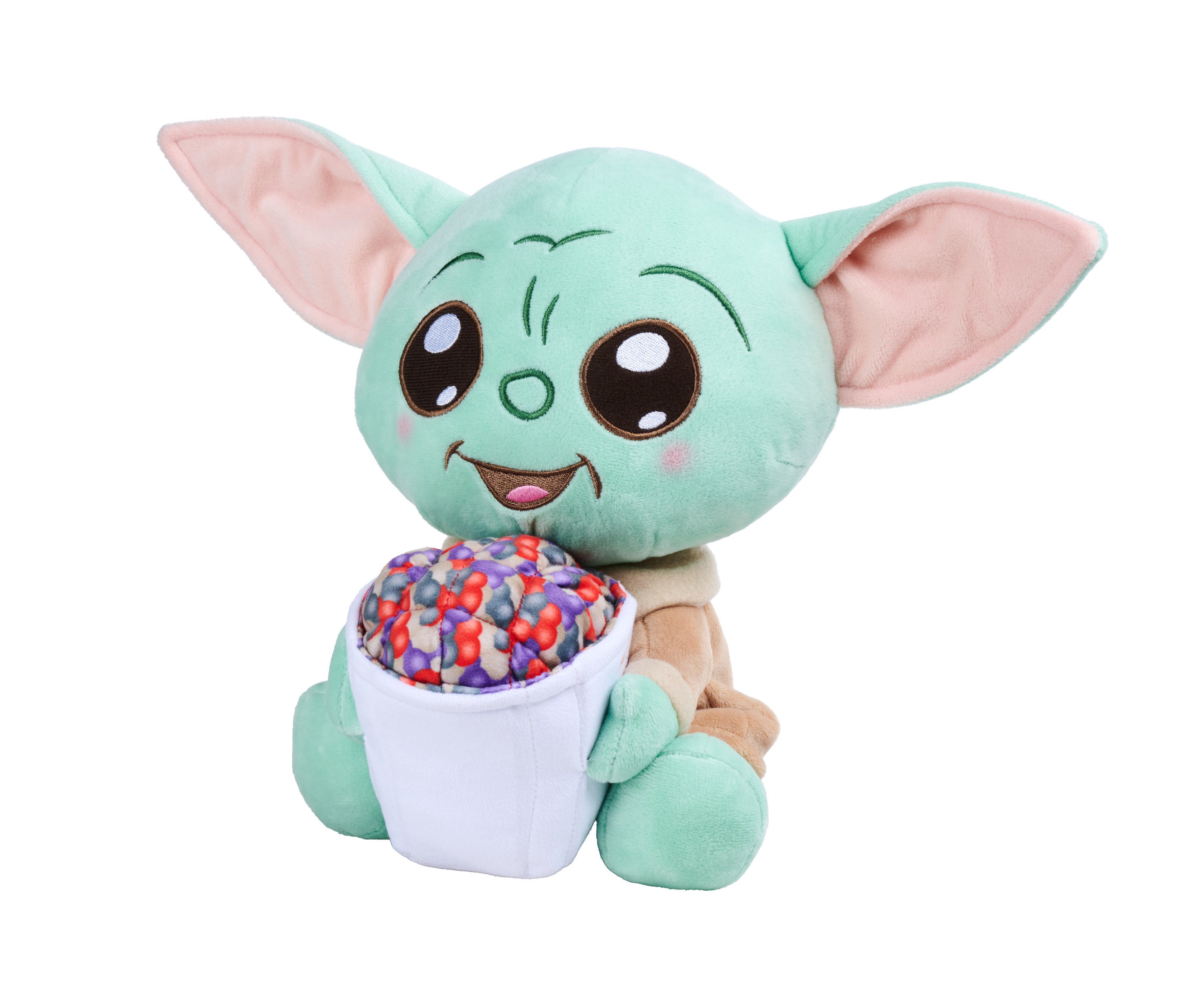 DISNEY - STAR WARS - PELUCHE - GROGU CON POPCORN 25CM - PEZZO SINGOLO