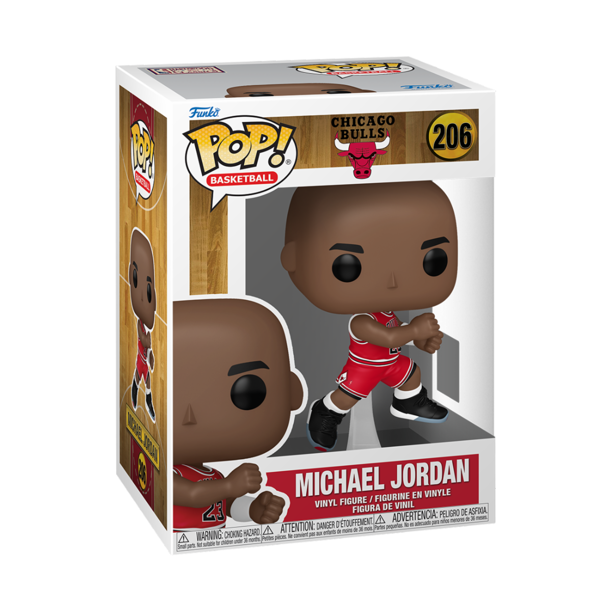 NBA - POP FUNKO VINYL FIGURE 206 MICHAEL JORDAN ('89) "THE SHOT" 9CM