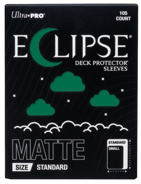 16685 - 105 ECLIPSE DECK PROTECTOR SLEEVES - STANDARD - MATTE - FOREST GREEN