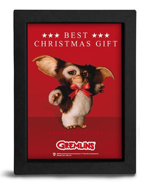 TGGKRA019 - GREMLINGS - BLACK KRAFT FRAME (15X20) - BEST CHRISTMAS GIFT