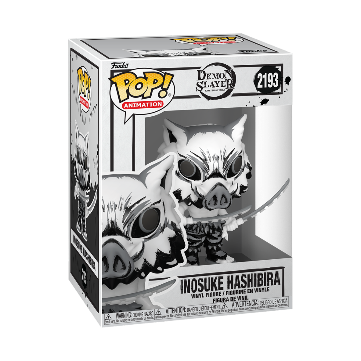 DEMON SLAYER S10 - POP FUNKO VINYL FIGURE 2193 INOSUKE HASHIBIRA (SUMI-INK) 9CM