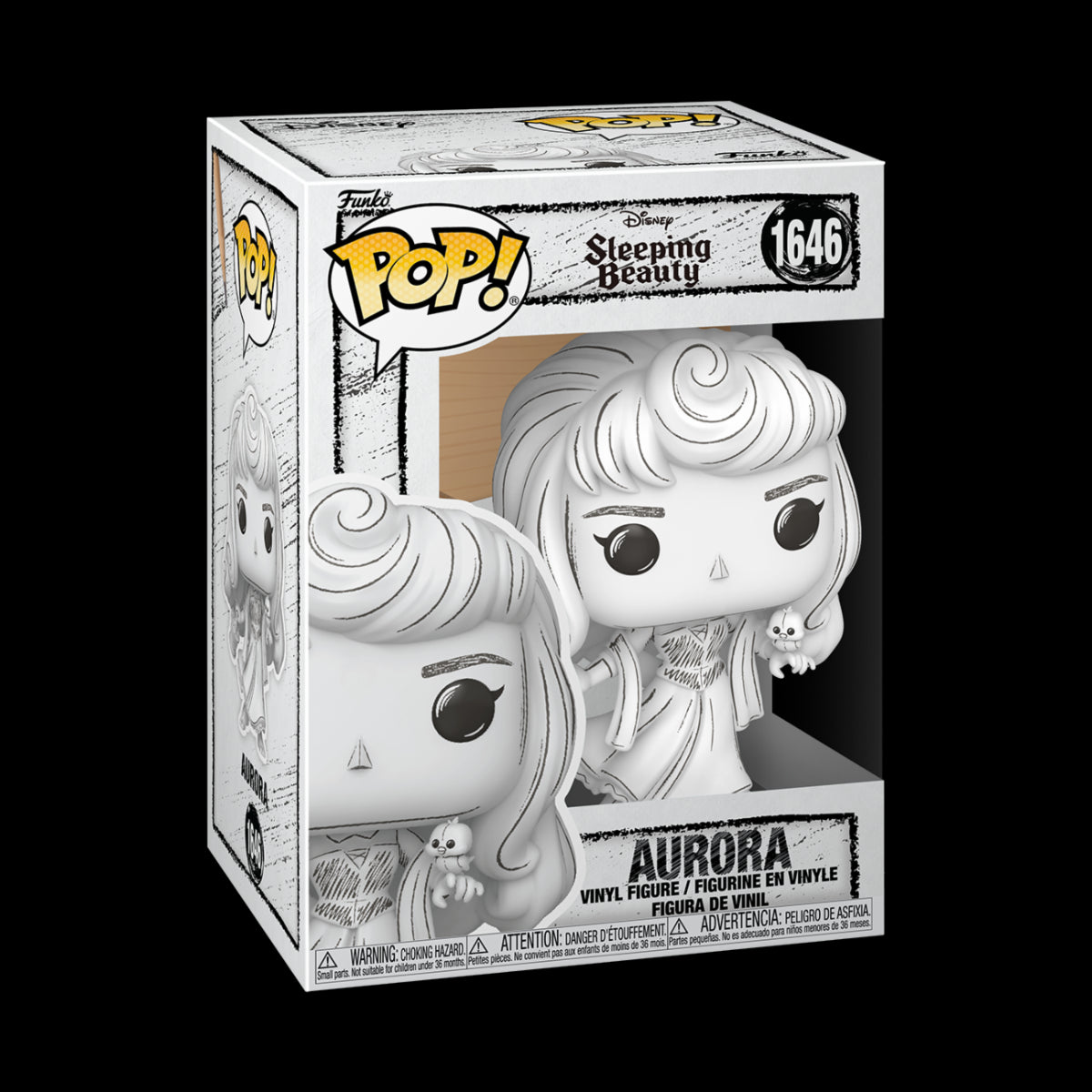 DISNEY - POP FUNKO VINYL FIGURE 1646 AURORA (SKETCHED) 9CM