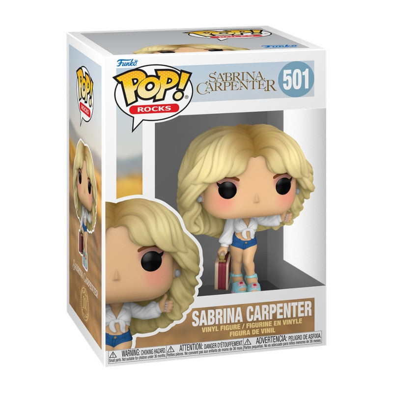 ROCKS: SABRINA CARPENTER - POP FUNKO VINYL FIGURE 501 SABRINA CARPENTER 9CM