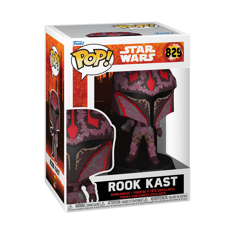 STAR WARS DARTH MAUL SHADOW LORD - POP FUNKO VINYL FIGURE 829 ROOK KAST 9CM