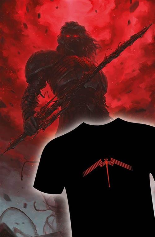 MARVEL MINISERIE 244 - KING IN BLACK 1 - VARIANT METAL CON T-SHIRT XXL