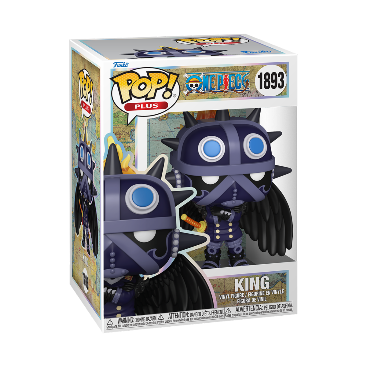 ONE PIECE - POP FUNKO VINYL FIGURE 1893 KING 9CM