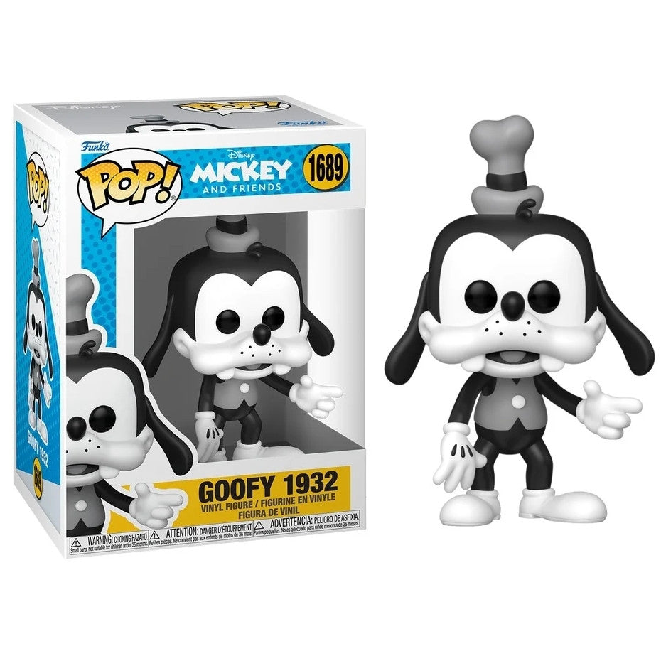 GOOFY THROUGH THE AGES - POP FUNKO VINYL FIGURE 1689 GOOFY 1932 9CM