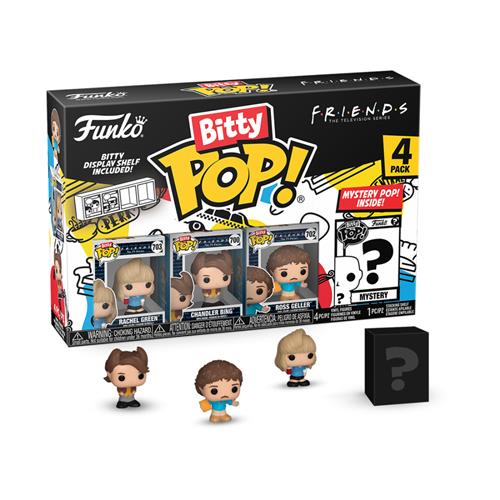 73048 - FRIENDS - FUNKO BITTY POP VINYL FIGURE - 80' RACHEL (4PK)