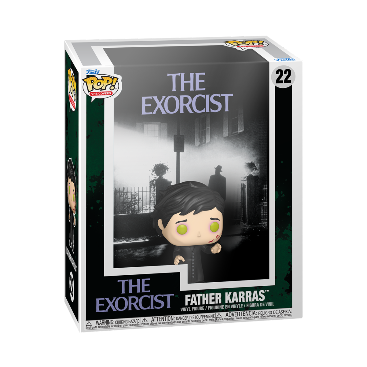 THE EXORCIST - POP FUNKO VHS COVER VINYL FIGURE 22 FATHER KARRAS 9CM