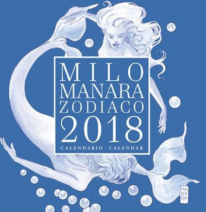 MILO MANARA - ZODIACO - CALENDARIO 2018