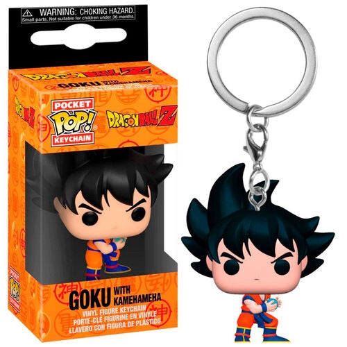 DRAGON BALL Z - POP FUNKO VINYL KEYCHAIN GOKU W/ KAMEHAMEHA 4CM