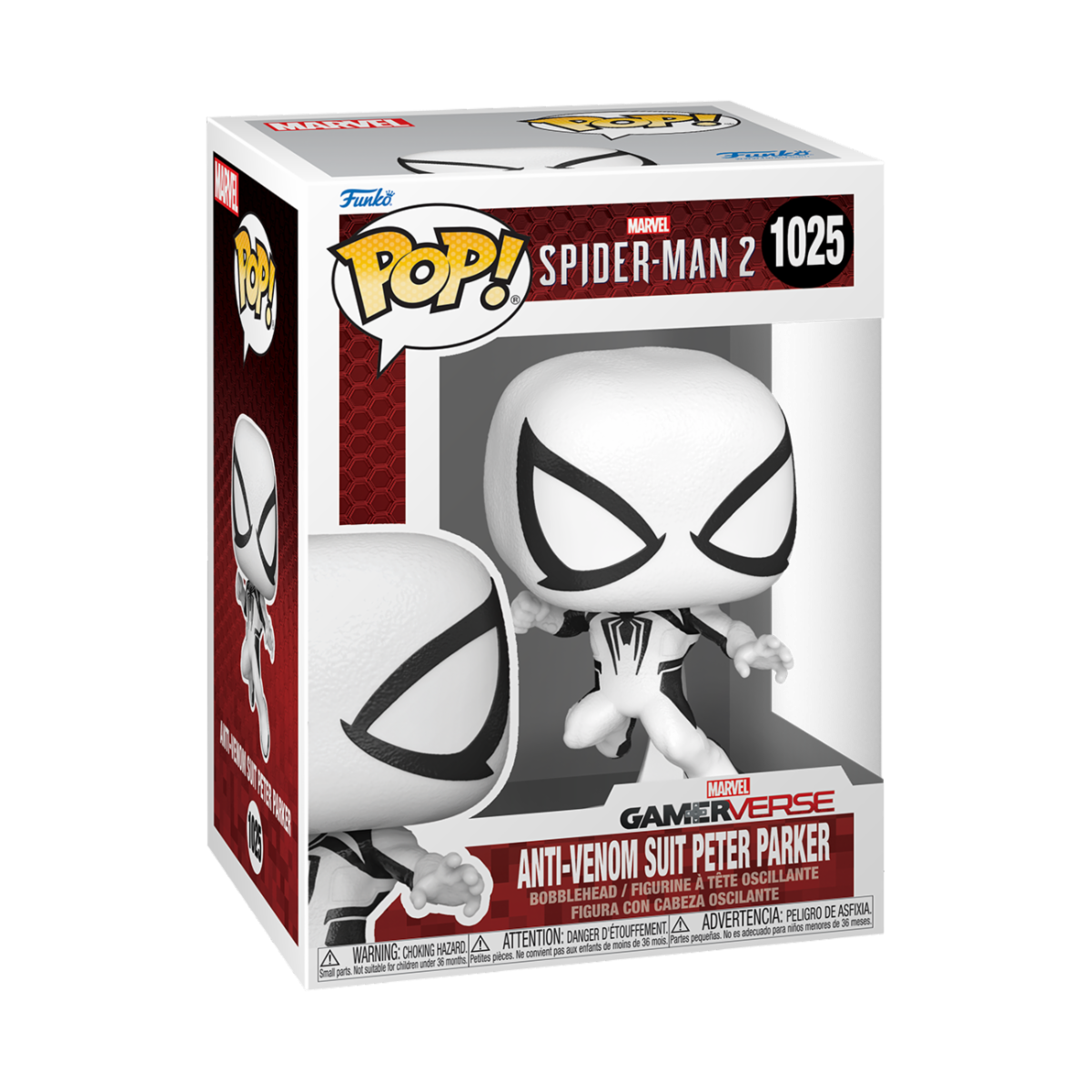 PLAYSTATION - SPIDER-MAN 2 - POP FUNKO VINYL FIGURE 1025 ANTI-VENOM PETER 9CM