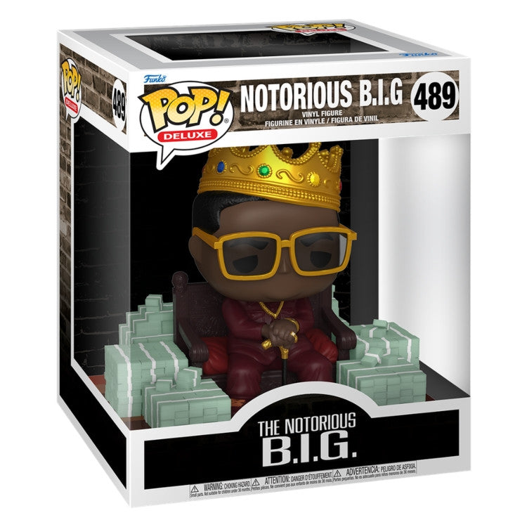BIGGIE S6 - POP FUNKO DELUXE VINYL FIGURE 489 THE NOTORIOUS B.I.G