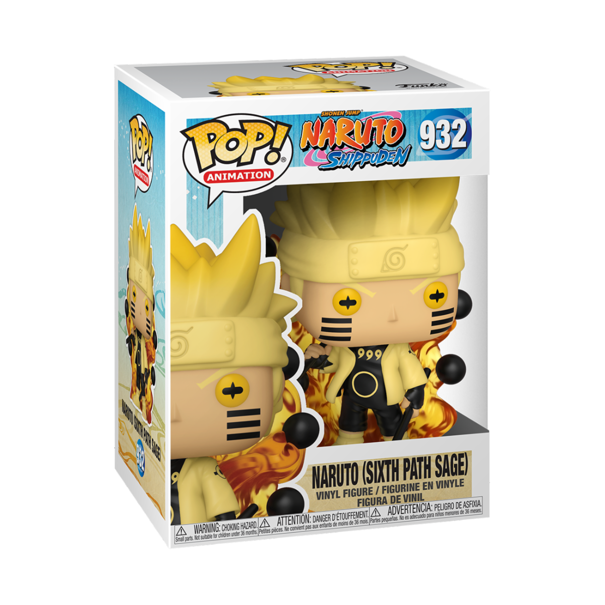 NARUTO - POP FUNKO VINYL FIGURE 932 NARUTO SIX PATH SAGE 9CM
