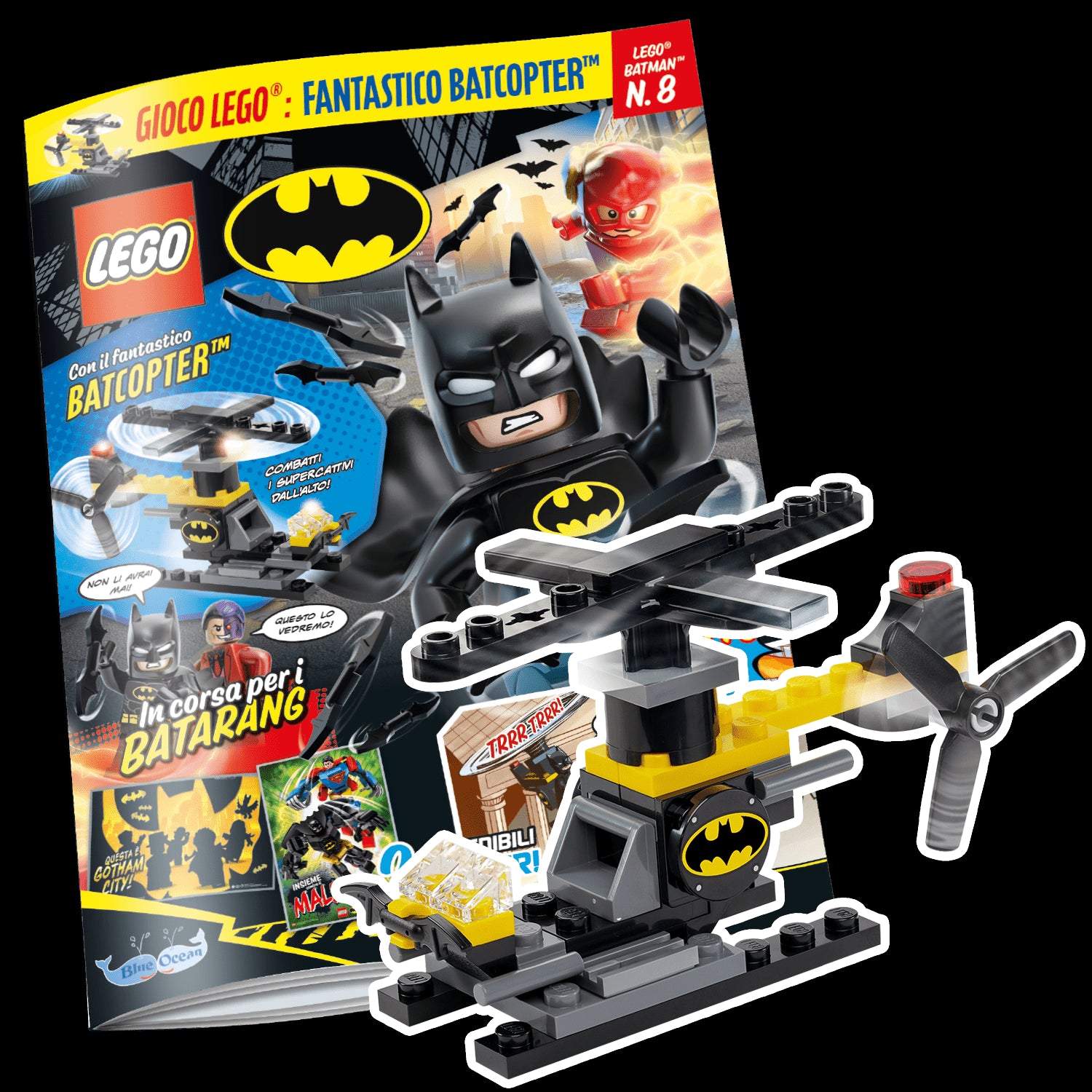 LEGO BATMAN N.8 - BATCOPTER