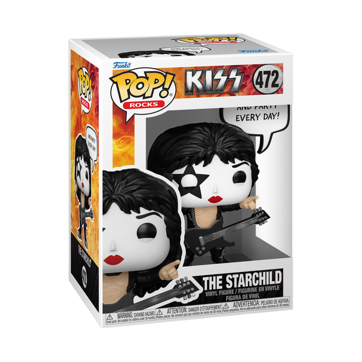 MUSIC: KISS - POP FUNKO VINYL FIGURE 472 THE STARCHILD 9CM