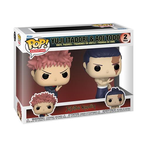 JUJUTSU KAISEN S2 - 2-PACK POP FUNKO VINYL FIGURE ITADORI & TODO 9CM