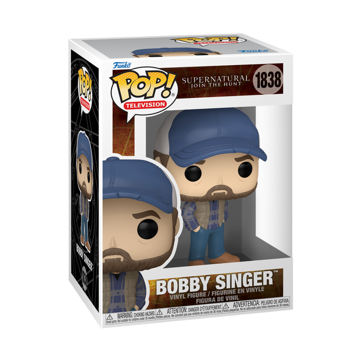 SUPERNATURAL - POP FUNKO VINYL FIGURE 1838 BOBBY SINGER 9CM