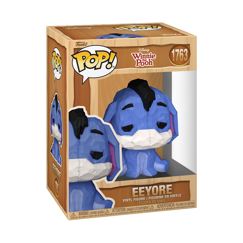 WINNIE THE POOH S5 - POP FUNKO VINYL FIGURE 1763 EEYORE (WHITTLED) 9CM