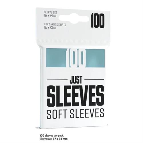 GGX10001ML - JUST SLEEVES - 100 STANDARD SIZE SOFT SLEEVES