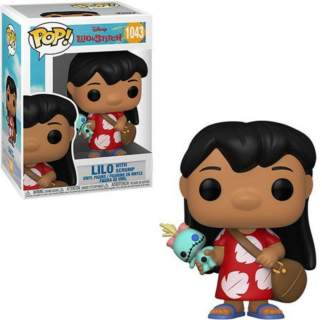 DISNEY: LILO & STITCH - POP FUNKO VINYL FIGURE 1043 LILO W/ SCRUMP 9CM