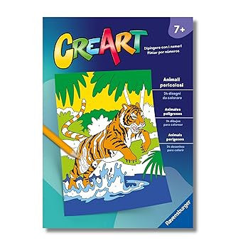 96008 - CREART: LIBRO DA COLORARE - ANIMALI PERICOLOSI